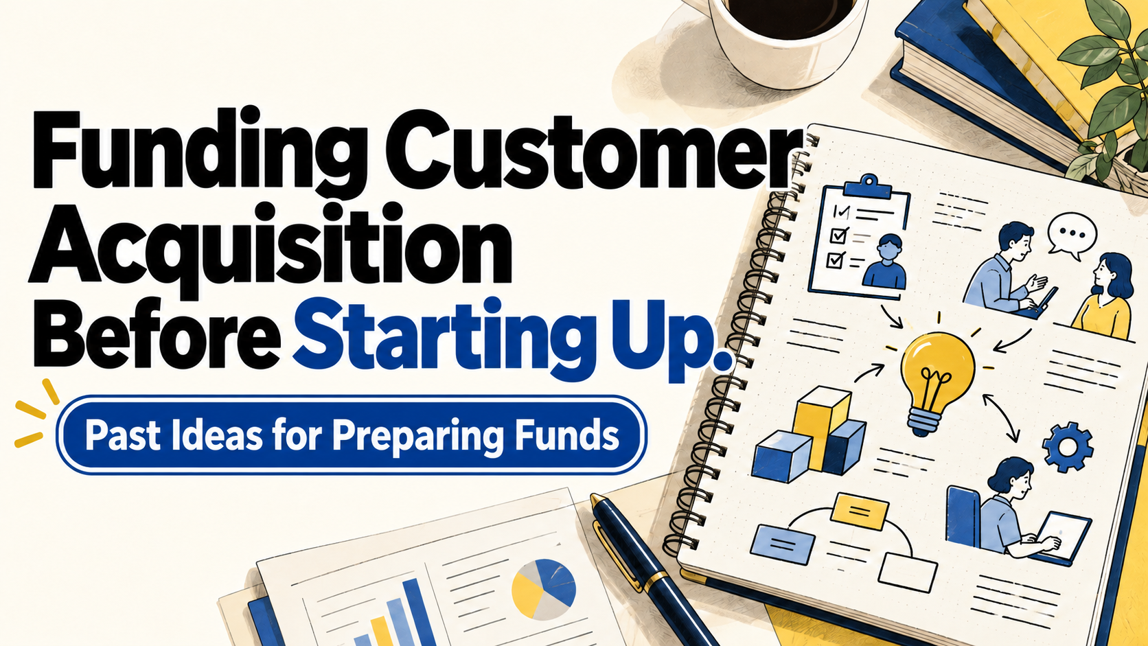 Article illustration: Funding Customer Acquisition Before Starting Up.