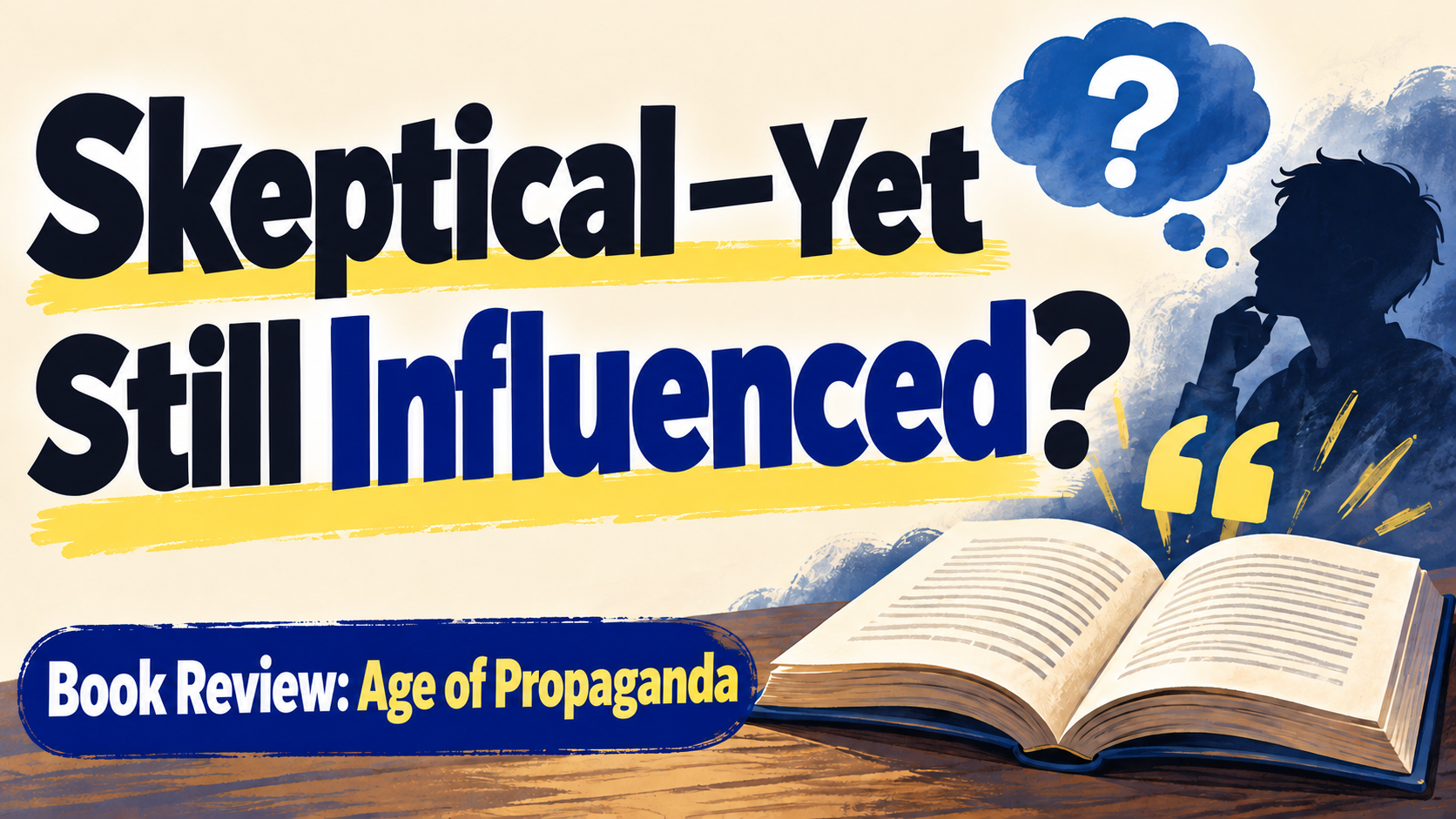 Article illustration: Skeptical—Yet Still Influenced?