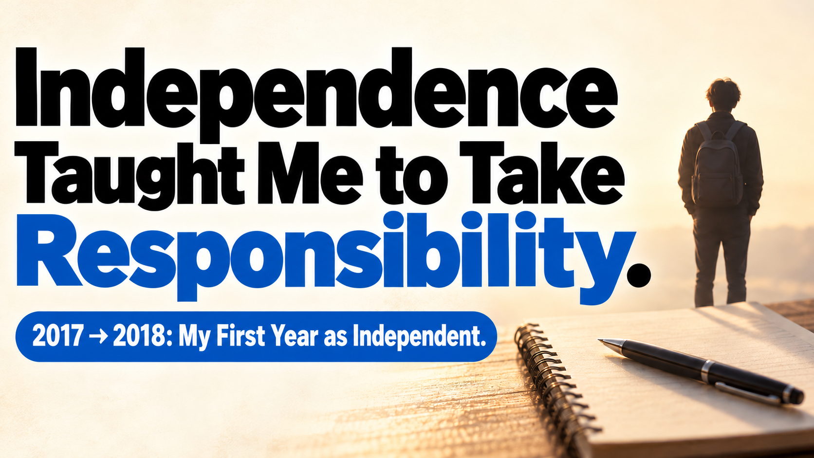 Article illustration: Independence Taught Me to Take Responsibility.
