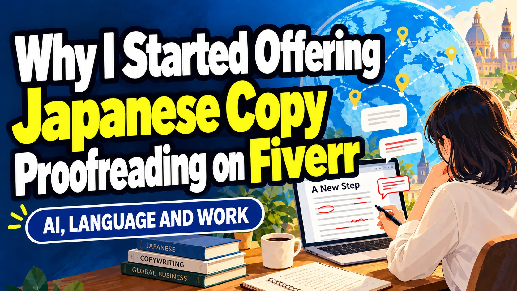 Article illustration: Why I started offering Japanese copy proofreading on Fiverr