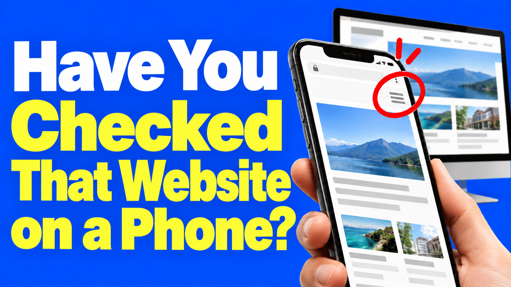 Article illustration: Have You Checked That Website on a Phone?