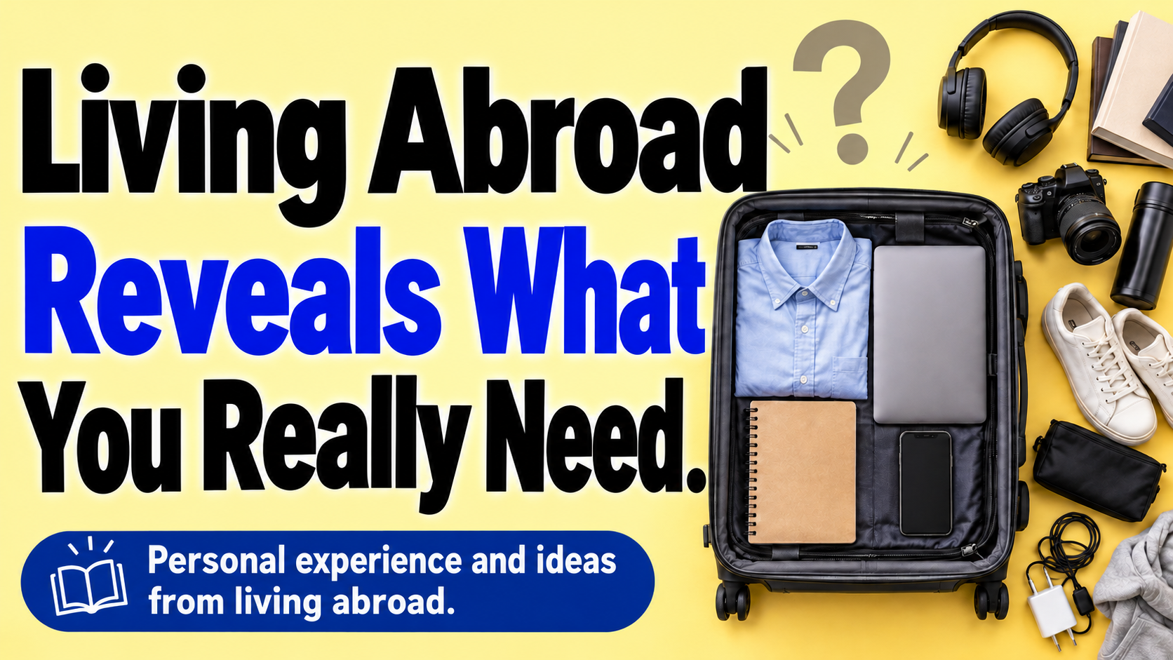 Article illustration: Living Abroad Reveals What You Really Need.