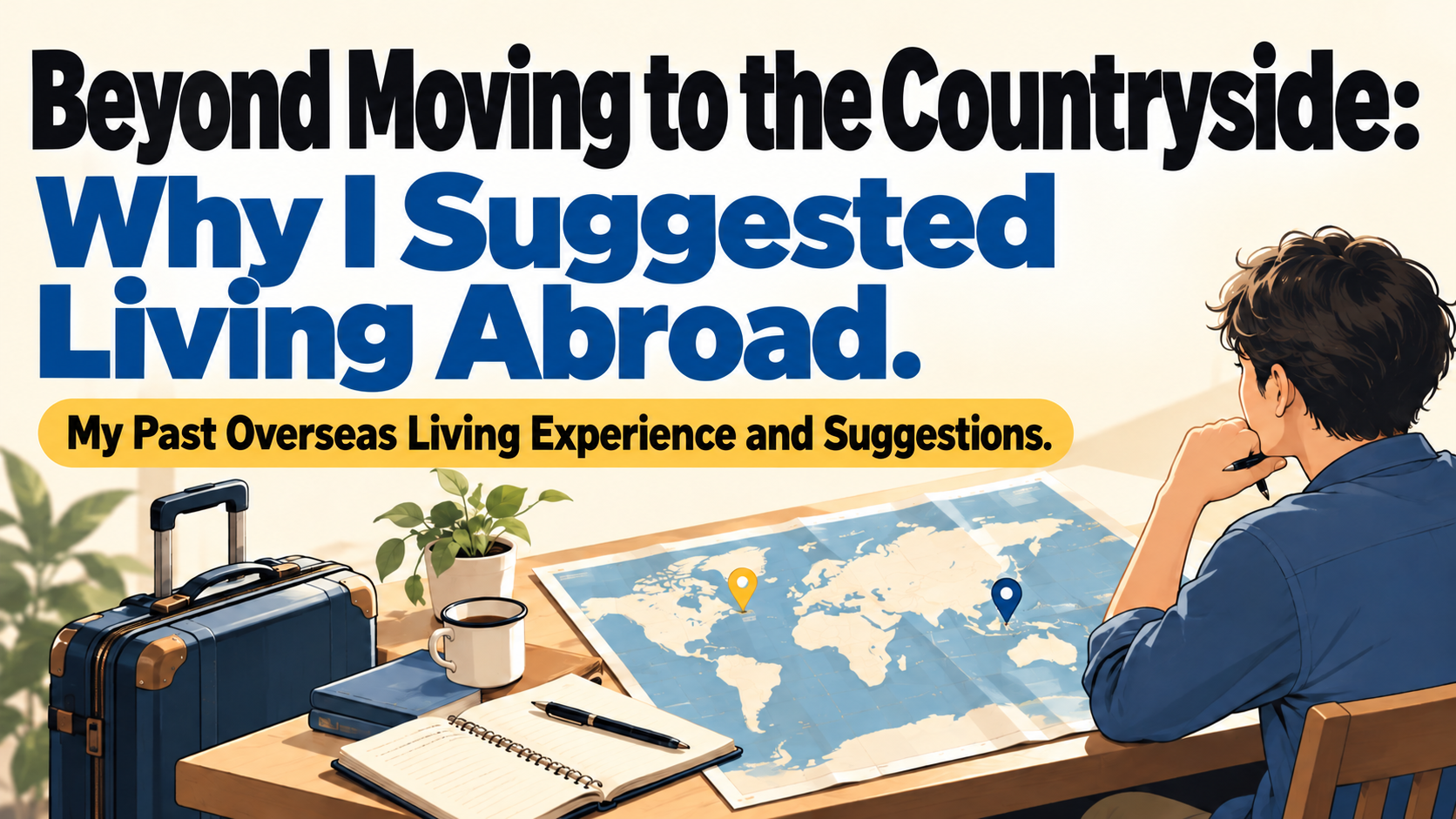 Article illustration: Beyond Moving to the Countryside: Why I Suggested Living Abroad.