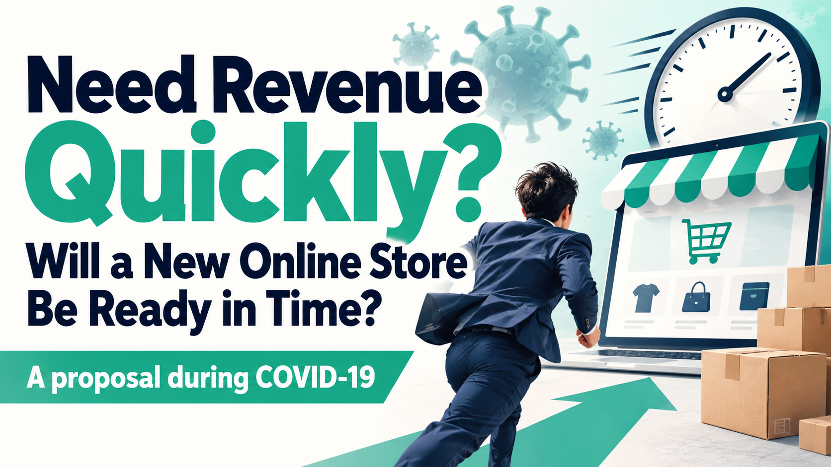 Article illustration: Need Revenue Quickly? Will a New Online Store Be Ready in Time?