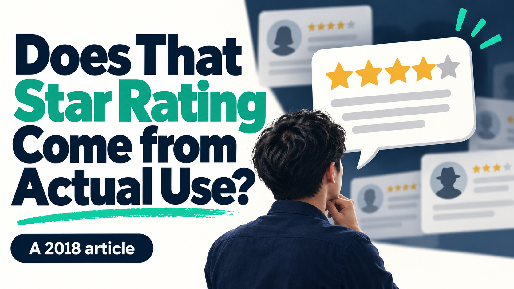 Article illustration: Does That Star Rating Come from Actual Use?