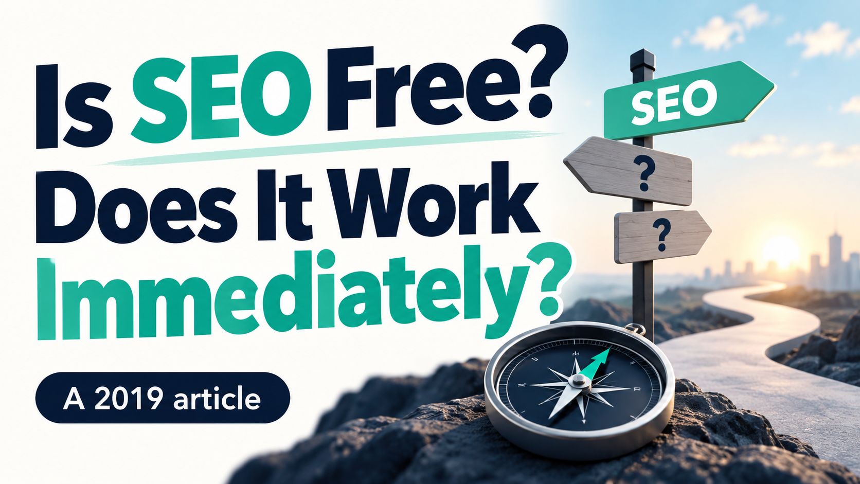 Article illustration: Is SEO Free? Does It Work Immediately?